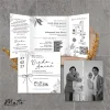 UNDANGAN NIKAH MENGKILAP MURAH ELEGAN - UNDANGAN PERNIKAHAN GLOSSY BW THREE - MATTE BW THREE 06