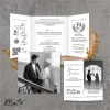 UNDANGAN NIKAH MENGKILAP MURAH ELEGAN - UNDANGAN PERNIKAHAN GLOSSY BW THREE - MATTE BW THREE 10