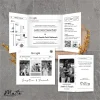 UNDANGAN NIKAH MENGKILAP MURAH ELEGAN - UNDANGAN PERNIKAHAN GLOSSY BW THREE - MATTE BW THREE 21