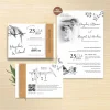 UNDANGAN PERNIKAHAN SABUK SIMPLE ELEGANT - UNDANGAN SABUK TEKNOS AESTHETIC BWS - MATTE BWS 16