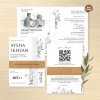 UNDANGAN PERNIKAHAN SABUK SIMPLE ELEGANT - UNDANGAN SABUK TEKNOS AESTHETIC BWS - MATTE BWS 17