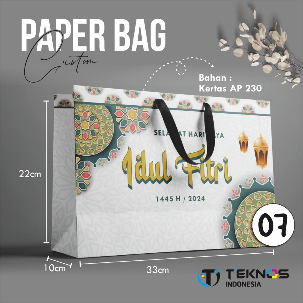 PAPERBAG CUSTOM - TAS PAPER BAG BRIDESMAID SIMPLE FULL COLOUR - Gambar 2