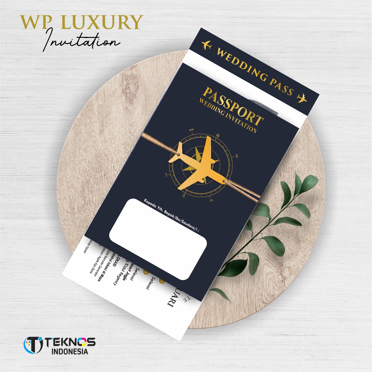 UNDANGAN NIKAH FOTO AESTHETIC - WEDDING PASSPORT INVITATION - Gambar 8