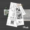 UNDANGAN PERNIKAHAN HANGTAG RUSTIC TALI BWC - RUSTIC BWC 05