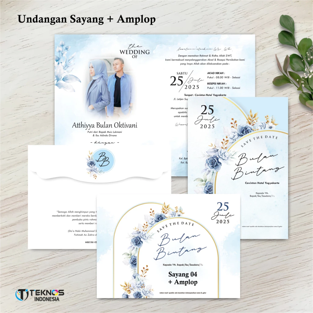 UNDANGAN PERNIKAHAN AMPLOP AESTHETIC - UNDANGAN NIKAH AMPLOP KASIH - UNDANGAN AMPLOP KEKINIAN - Gambar 22