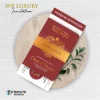 UNDANGAN NIKAH FOTO AESTHETIC - WEDDING PASSPORT INVITATION - WP LUXURY 08