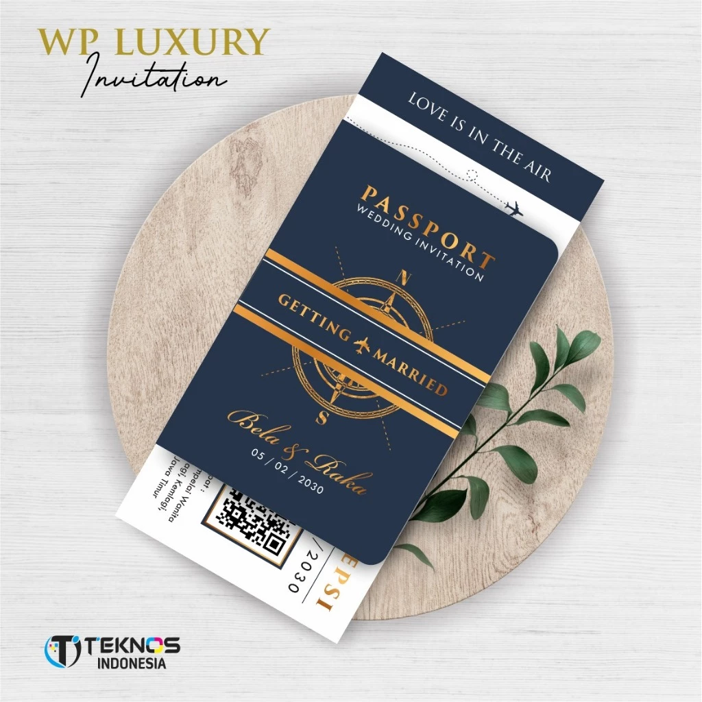 UNDANGAN NIKAH FOTO AESTHETIC - WEDDING PASSPORT INVITATION - Gambar 10