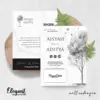 CETAK UNDANGAN PERNIKAHAN FOTO BW GLOSSY - UNDANGAN PERNIKAHAN CUSTOM ELEGAN - UNDANGAN KHITANAN - ELEGAT BW A12