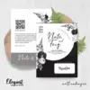 CETAK UNDANGAN PERNIKAHAN FOTO BW GLOSSY - UNDANGAN PERNIKAHAN CUSTOM ELEGAN - UNDANGAN KHITANAN - ELEGAT BW A17