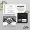 UNDANGAN PERNIKAHAN CUSTOM - UNDANGAN NIKAH GLOSSY BW A SERI 3 - SURAT NIKAH ELEGANT - BW GLOSSY A113