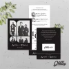 UNDANGAN PERNIKAHAN CUSTOM - UNDANGAN NIKAH GLOSSY BW A SERI 3 - SURAT NIKAH ELEGANT - BW GLOSSY A135