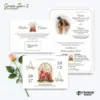 UNDANGAN PERNIKAHAN CUSTOM - UNDANGAN NIKAH GREEN SERI 3 BORDELES - UNDANGAN BAHAN BRIFCARD MURAH - GREEN 111
