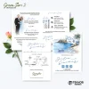 UNDANGAN PERNIKAHAN MURAH - UNDANGAN NIKAH BORDERLESS - UNDANGAN FULLCOLOR GREEN SERI 2 - GREEN 57, BC