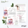 UNDANGAN PERNIKAHAN MURAH - UNDANGAN NIKAH BORDERLESS - UNDANGAN FULLCOLOR GREEN SERI 2 - GREEN 58, BC