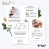 UNDANGAN PERNIKAHAN MURAH - UNDANGAN NIKAH BORDERLESS - UNDANGAN FULLCOLOR GREEN SERI 2 - GREEN 59, BC