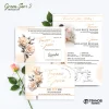 UNDANGAN PERNIKAHAN MURAH - UNDANGAN NIKAH BORDERLESS - UNDANGAN FULLCOLOR GREEN SERI 2 - GREEN 60, BC