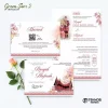 UNDANGAN PERNIKAHAN MURAH - UNDANGAN NIKAH BORDERLESS - UNDANGAN FULLCOLOR GREEN SERI 2 - GREEN 67, BC