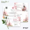 UNDANGAN PERNIKAHAN MURAH - UNDANGAN NIKAH BORDERLESS - UNDANGAN FULLCOLOR GREEN SERI 2 - GREEN 68, BC