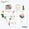 UNDANGAN PERNIKAHAN MURAH - UNDANGAN NIKAH BORDERLESS - UNDANGAN FULLCOLOR GREEN SERI 2 - GREEN 77, BC