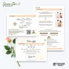 UNDANGAN PERNIKAHAN MURAH - UNDANGAN NIKAH BORDERLESS - UNDANGAN FULLCOLOR GREEN SERI 2 - GREEN 79, BC