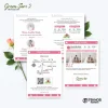 UNDANGAN PERNIKAHAN MURAH - UNDANGAN NIKAH BORDERLESS - UNDANGAN FULLCOLOR GREEN SERI 2 - GREEN 80, BC