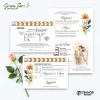UNDANGAN PERNIKAHAN MURAH - UNDANGAN NIKAH BORDERLESS - UNDANGAN FULLCOLOR GREEN SERI 2 - GREEN 91, BC