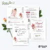 UNDANGAN PERNIKAHAN MURAH - UNDANGAN NIKAH BORDERLESS - UNDANGAN FULLCOLOR GREEN SERI 2 - GREEN 95, BC