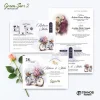 UNDANGAN PERNIKAHAN MURAH - UNDANGAN NIKAH BORDERLESS - UNDANGAN FULLCOLOR GREEN SERI 2 - GREEN 97, BC