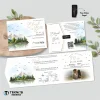 UNDANGAN PERNIKAHAN GREEN ENVELOPE - UNDANGAN SEMI AMPLOP COLOUR SIMPLE - GREEN ENVELOPE A, 06