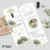UNDANGAN PERNIKAHAN GREEN ENVELOPE - UNDANGAN SEMI AMPLOP COLOUR SIMPLE - GREEN ENVELOPE A, 13