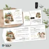 UNDANGAN PERNIKAHAN GREEN ENVELOPE - UNDANGAN SEMI AMPLOP COLOUR SIMPLE - GREEN ENVELOPE A, 15