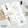 UNDANGAN PERNIKAHAN GREEN ENVELOPE - UNDANGAN SEMI AMPLOP COLOUR SIMPLE - GREEN ENVELOPE A, 19