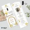 UNDANGAN PERNIKAHAN GREEN ENVELOPE - UNDANGAN SEMI AMPLOP COLOUR SIMPLE - GREEN ENVELOPE A, 24