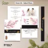 UNDANGAN PERNIKAHAN GREEN COLOUR AESTHETIC - UNDANGAN NIKAH GREEN SABUK SERIES - Green36+SabukHitam