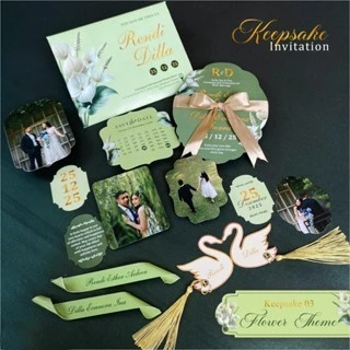 CETAK UNDANGAN PERNIKAHAN - UNDANGAN KEEPSAKE PERNIKAHAN - KEEPSAKE WEDDING AESTHATIC - Gambar 3