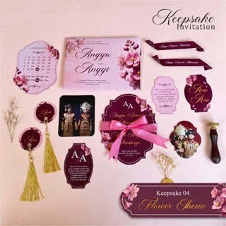 CETAK UNDANGAN PERNIKAHAN - UNDANGAN KEEPSAKE PERNIKAHAN - KEEPSAKE WEDDING AESTHATIC - Gambar 4