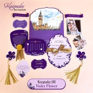 CETAK UNDANGAN PERNIKAHAN - UNDANGAN KEEPSAKE PERNIKAHAN - KEEPSAKE WEDDING AESTHATIC - Gambar 7
