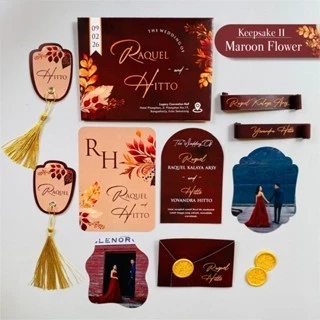CETAK UNDANGAN PERNIKAHAN - UNDANGAN KEEPSAKE PERNIKAHAN - KEEPSAKE WEDDING AESTHATIC - Gambar 9