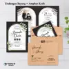 UNDANGAN PERNIKAHAN AMPLOP AESTHETIC - UNDANGAN NIKAH AMPLOP KASIH - UNDANGAN AMPLOP KEKINIAN - SAYANG 02 + A.KRAFT