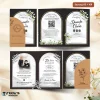 UNDANGAN PERNIKAHAN BLANGKO FULL COLOUR - UNDANGAN NIKAH KASIH AMPLOP KRAFT ROUND SERIES - SAYANG 02 + AMP K.R