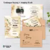 UNDANGAN PERNIKAHAN AMPLOP AESTHETIC - UNDANGAN NIKAH AMPLOP KASIH - UNDANGAN AMPLOP KEKINIAN - SAYANG 03 + A.KRAFT