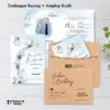 UNDANGAN PERNIKAHAN AMPLOP AESTHETIC - UNDANGAN NIKAH AMPLOP KASIH - UNDANGAN AMPLOP KEKINIAN - SAYANG 04 + A.KRAFT