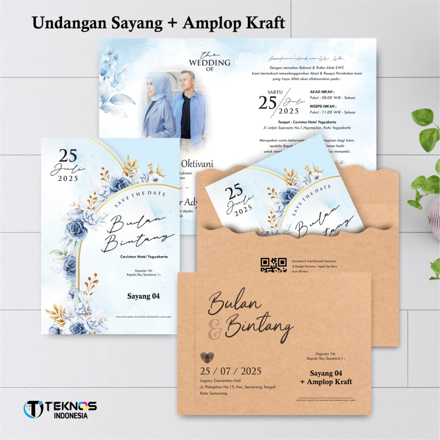UNDANGAN PERNIKAHAN AMPLOP AESTHETIC - UNDANGAN NIKAH AMPLOP KASIH - UNDANGAN AMPLOP KEKINIAN - Gambar 28