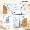 UNDANGAN PERNIKAHAN BLANGKO FULL COLOUR - UNDANGAN NIKAH KASIH AMPLOP KRAFT ROUND SERIES - SAYANG 04 + AMP K.R