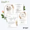 UNDANGAN PERNIKAHAN CUSTOM - UNDANGAN NIKAH GREEN SERI 3 BORDELES - UNDANGAN BAHAN BRIFCARD MURAH - GREEN 187