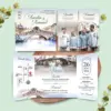 UNDANGAN PERNIKAHAN GLOSSY FULL COLOUR FOTO ELEGANT - UNDANGAN NIKAH MENGKILAP LUXURY THREE SERI 2 - LUXURY T63