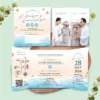 UNDANGAN PERNIKAHAN GLOSSY FULL COLOUR FOTO ELEGANT - UNDANGAN NIKAH MENGKILAP LUXURY THREE SERI 2 - LUXURY T65
