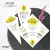 UNDANGAN PERNIKAHAN UNIK BUKET BUNGA - UNDANGAN WEDDING AESTHETIC BOUQET INVITATION - BOUQET INVT 05