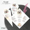 UNDANGAN PERNIKAHAN UNIK BUKET BUNGA - UNDANGAN WEDDING AESTHETIC BOUQET INVITATION - BOUQET INVT 11