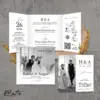 UNDANGAN PERNIKAHAN SIMPLE AESTHETIC - UNDANGAN NIKAH FOTO MURAH MATTE BW THREE - MATTE BW THREE 07